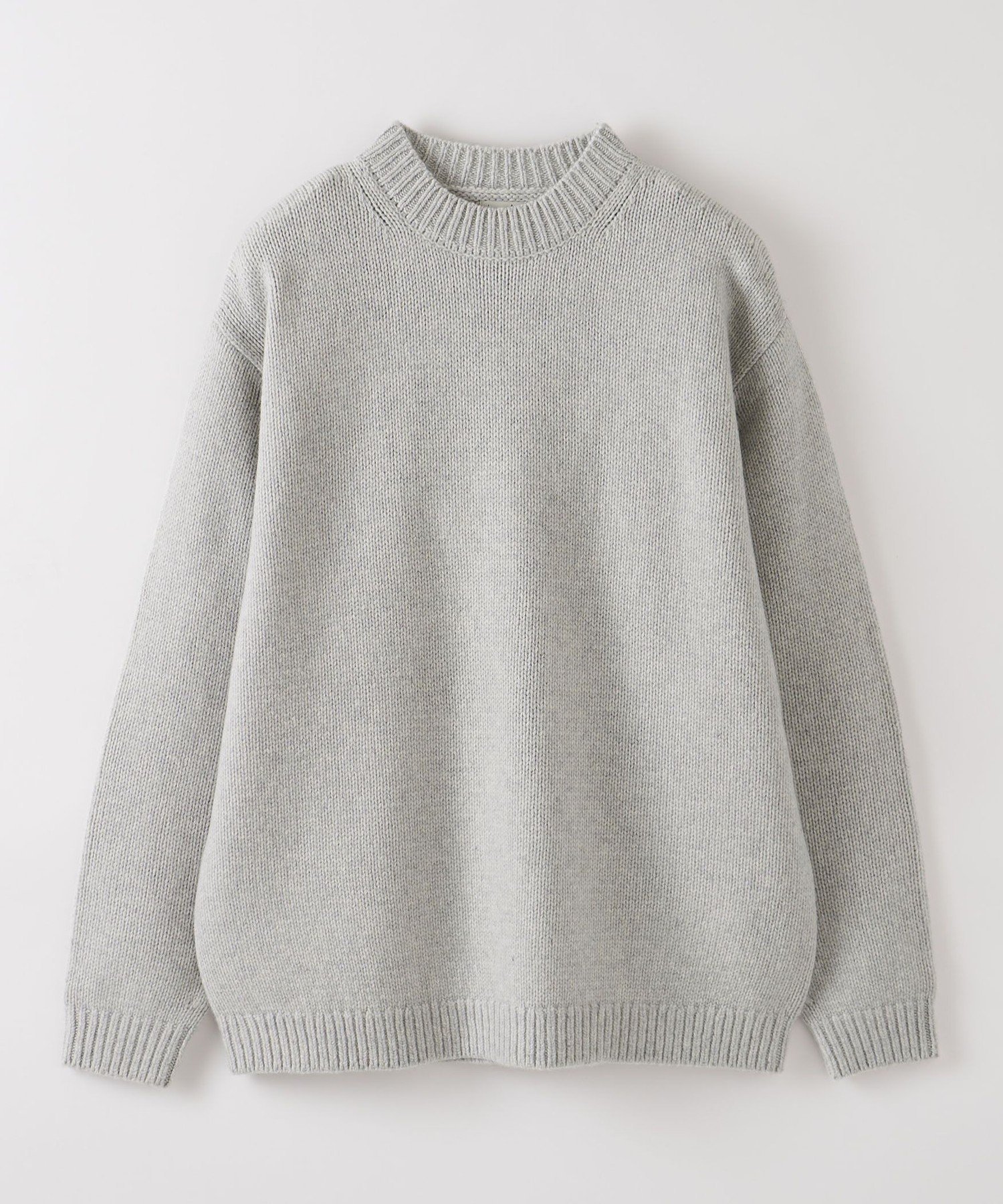 【その他のブランド/Other】のSteven Alan ハミルトンラムズウール モックネック ニット -LOOSE インテリア・キッズ・メンズ・レディースファッション・服の通販 founy(ファニー) 　ファッション　Fashion　メンズファッション　Fashion for Men　フィット　Fit, Slim Fit　ベーシック　Basic, Essential　モックネック　Mock Neck, Short Turtleneck　ルーズ　Loose, Oversized　LT.GRAY|ID: prp329100004642284 ipo3291000000033483438