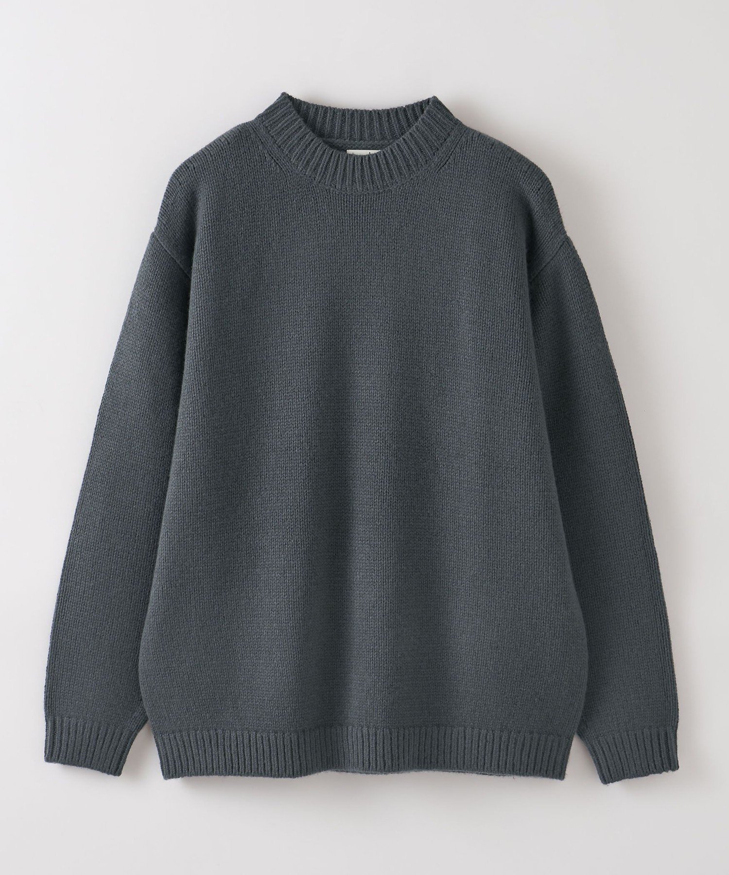 【その他のブランド/Other】のSteven Alan ハミルトンラムズウール モックネック ニット -LOOSE インテリア・キッズ・メンズ・レディースファッション・服の通販 founy(ファニー) 　ファッション　Fashion　メンズファッション　Fashion for Men　フィット　Fit, Slim Fit　ベーシック　Basic, Essential　モックネック　Mock Neck, Short Turtleneck　ルーズ　Loose, Oversized　DK.GRAY|ID: prp329100004642284 ipo3291000000033483440