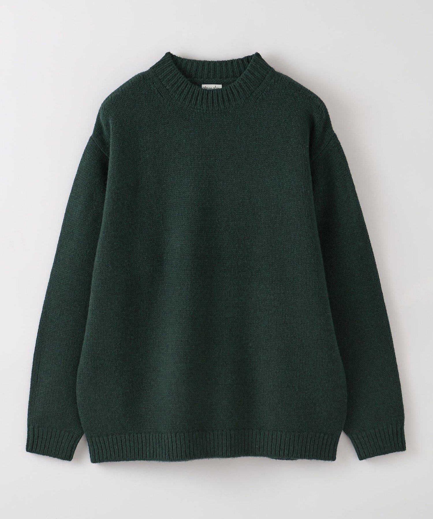 【その他のブランド/Other】のSteven Alan ハミルトンラムズウール モックネック ニット -LOOSE インテリア・キッズ・メンズ・レディースファッション・服の通販 founy(ファニー) 　ファッション　Fashion　メンズファッション　Fashion for Men　フィット　Fit, Slim Fit　ベーシック　Basic, Essential　モックネック　Mock Neck, Short Turtleneck　ルーズ　Loose, Oversized　DK.GREEN|ID: prp329100004642284 ipo3291000000033483441