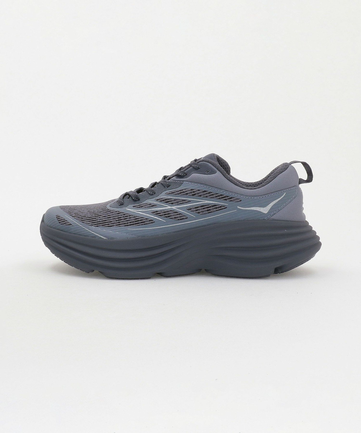 【ビューティ&ユース ユナイテッドアローズ/BEAUTY&YOUTH / UNITED ARROWS / MEN】のHOKA ボンダイ 8 TS ケージド スニーカー インテリア・キッズ・メンズ・レディースファッション・服の通販 founy(ファニー) 　ファッション　Fashion　メンズファッション　Fashion for Men　シューズ・靴　Shoes　スニーカー / カジュアルにもスポーティにも　Sneakers & Trainers　アウトドア　Outdoor Clothing　クッション　Cushion, Throw Pillow　スニーカー　Sneakers, Trainers　定番　Standard, Basic Item　バランス　Balance, Style Balance　フォルム　Silhouette, Form　フォーマル　Formal, Dressy　リラックス　Relax, Relaxed Fit　レース　Lace, Lace Fabric　ワイド　Wide, Wide Fit　DK.GRAY|ID: prp329100004642347 ipo3291000000033484260