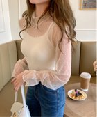 【チェルカ/CERCA】のNia/Nia(ニア)/ハイネックシースルー レースカットソー 人気、トレンドファッション・服の通販 founy(ファニー) ファッション Fashion レディースファッション Fashion for Women トップス・カットソー Cut & Sew Tops カットソー・ベーシックTシャツ Cut-and-Sewn Tops / Stretch Tees & Basics おすすめ Recommended / Our Picks インナー Innerwear カーディガン Cardigan, Knitwear ガーリー Girly, Feminine Style キャミソール Camisole, Spaghetti Strap Top デニム Denim, Jeans Material トレンド Trend, Trending Now マーメイド Mermaid, Fishtail Silhouette レース Lace, Lace Fabric エレガント 上品 Elegant 夏 Summer 春 Spring S/S・春夏 SS, Spring/Summer, Warm Season thumbnail IVO_B|ID: prp329100004642390 ipo3291000000033545945