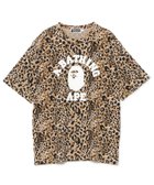 【アベイシングエイプ/A BATHING APE / MEN】のWILD LEOPARD PATTERN COLLEGE RELAXED FIT TEE BEIGE|ID: prp329100004642403 ipo3291000000033543101