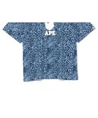 【アベイシングエイプ/A BATHING APE / MEN】のWILD LEOPARD PATTERN COLLEGE RELAXED FIT TEE NAVY|ID: prp329100004642403 ipo3291000000033543103