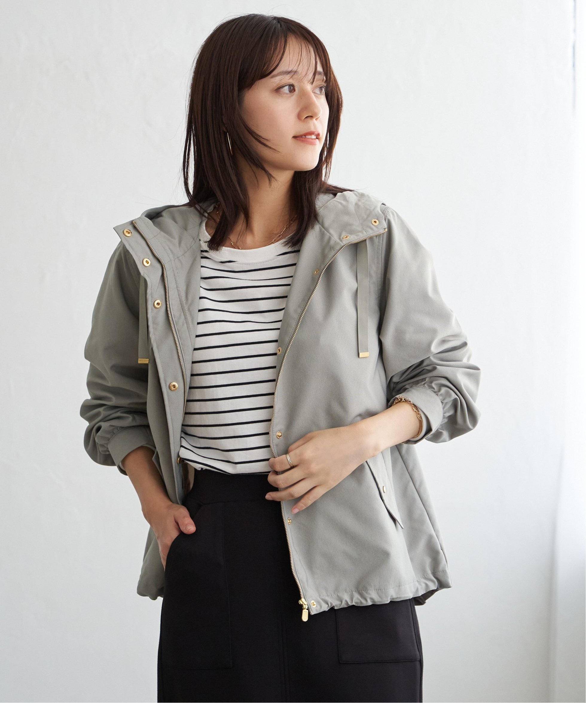【イッカ/ikka】のピケライトマウンテンパーカ インテリア・キッズ・メンズ・レディースファッション・服の通販 founy(ファニー) 　ファッション　Fashion　レディースファッション　Fashion for Women　トップス・カットソー　Cut & Sew Tops　レディースパーカー・カジュアルフーディー　Casual Hoodies & Sweatshirts　パーカー　Hoodie, Parka　ライトグリーン|ID: prp329100004642419 ipo3291000000033485116