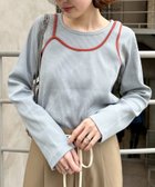 【チャオパニックティピー/CIAOPANIC TYPY】のリブアシメキャミレイヤードトップス 人気、トレンドファッション・服の通販 founy(ファニー) ファッション Fashion レディースファッション Fashion for Women トップス・カットソー Cut & Sew Tops キャミソール&ノースリーブ Camisoles & Sleeveless Tops シンプル Simple, Minimal スラックス Slacks, Dress Pants デニム Denim, Jeans Material パイピング Piping, Trim Design ボトム Bottoms, Lower Wear おすすめ Recommended / Our Picks thumbnail サックスブルー|ID: prp329100004642439 ipo3291000000034576535