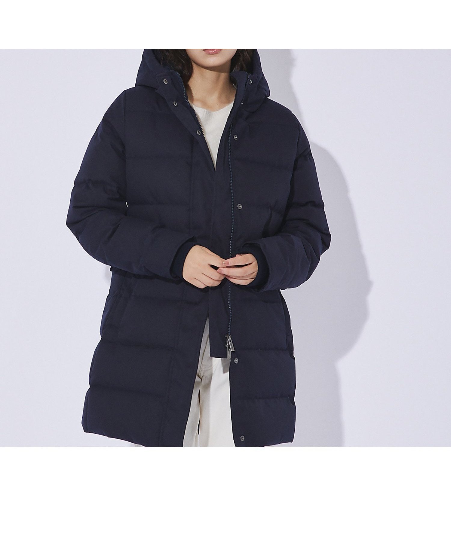 【ルージュヴィフラクレ/Rouge vif la cle】の【PYRENEX / ピレネックス】MASSANA / マッサナ / ダウンジ インテリア・キッズ・メンズ・レディースファッション・服の通販 founy(ファニー) 　ファッション　Fashion　レディースファッション　Fashion for Women　インナー　Innerwear　エレガント 上品　Elegant　ダウン　Down, Puffer　ダブル　Double, Double-Breasted　ツイル　Twist, Twisted Detail　定番　Standard, Basic Item　人気　Popular, Best Seller　フランス　France, French　プレミアム　Premium, High-End　ポケット　Pocket, Pocket Detail　おすすめ　Recommended / Our Picks　ネイビー|ID: prp329100004642485 ipo3291000000033485909