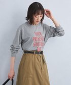 【ユナイテッドアローズ/UNITED ARROWS】のロゴ ロングスリーブ Tシャツ MD.GRAY|ID: prp329100004642523 ipo3291000000033634284