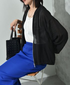 【インタープラネット/INTERPLANET】のEボイルブルゾン 人気、トレンドファッション・服の通販 founy(ファニー) ファッション Fashion レディースファッション Fashion for Women アウター Coat / Outerwear Collection ブルゾンジャケット・スポーティアウター Blouson Jackets おすすめ Recommended / Our Picks キャミワンピース Cami Dress, Slip Dress シアー Sheer, See-Through シンプル Simple, Minimal デニム Denim, Jeans Material トレンド Trend, Trending Now ブルゾン Blouson, Bomber Jacket ベーシック Basic, Essential リラックス Relax, Relaxed Fit ワイド Wide, Wide Fit 今季 This Season, Current Season ビジネス 仕事 通勤 Business / Work / Commuting |ID:prp329100004642715