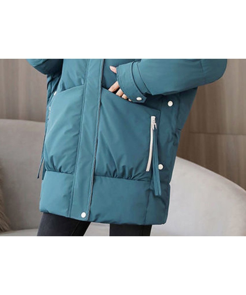 【ミニミニストア/miniministore】のフェイクダウンコート中綿ジャケット韓国風 インテリア・キッズ・メンズ・レディースファッション・服の通販 founy(ファニー) 　ファッション　Fashion　レディースファッション　Fashion for Women　アウター　Coat / Outerwear Collection　コート・ロングコート・ピーコート　Long Coats, Peacoats & More　レディースジャケット・軽アウター　Jackets　ダウンジャケット・軽量ダウン　Warm & Lightweight Down Jackets　ジャケット　Jacket, Outerwear　ダウン　Down, Puffer　デニム　Denim, Jeans Material　ブルゾン　Blouson, Bomber Jacket　ベーシック　Basic, Essential　防寒　Cold Protection, Winter-Ready　冬　Winter / This Winter　A/W・秋冬　Autumn/Winter　ビジネス 仕事 通勤　Business / Work / Commuting　ブルーグリーン|ID: prp329100004642727 ipo3291000000033489333