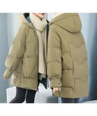 【ミニミニストア/miniministore】のフェイクダウンコート中綿ジャケット韓国風 カーキ|ID: prp329100004642727 ipo3291000000033489336