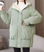 【ミニミニストア/miniministore】のフェイクダウンコート中綿ジャケット韓国風 ミント|ID: prp329100004642727 ipo3291000000033489338