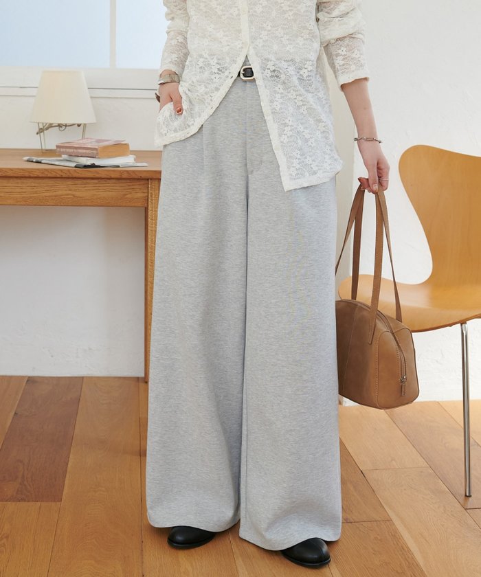 【ディスコート/Discoat】のキレイメスウェットライクパンツ インテリア・キッズ・メンズ・レディースファッション・服の通販 founy(ファニー) https://founy.com/ ファッション Fashion レディースファッション Fashion for Women パンツ Pants & Trousers スウェット / スエット Sweatshirt, Sweatwear スラックス Slacks, Dress Pants リラックス Relax, Relaxed Fit ループ Loop, Loop Knit |ID: prp329100004642765 ipo3291000000033489553