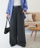 【ディスコート/Discoat】のキレイメスウェットライクパンツ チャコールグレー|ID: prp329100004642765 ipo3291000000033489562