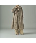 【カレンソロジー/Curensology】のガンクラブチェックコート ベージュ|ID: prp329100004642770 ipo3291000000033489610