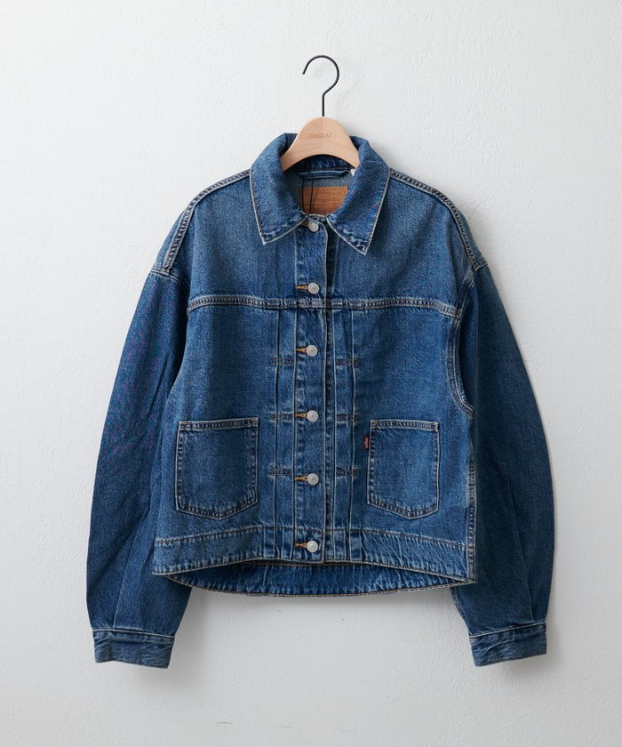 【ディスコート/Discoat】のLEVIS BALLOON SLEEVE TRCKER JK インテリア・キッズ・メンズ・レディースファッション・服の通販 founy(ファニー) https://founy.com/ ファッション Fashion レディースファッション Fashion for Women トップス・カットソー Cut & Sew Tops |ID: prp329100004642779 ipo3291000000033489711