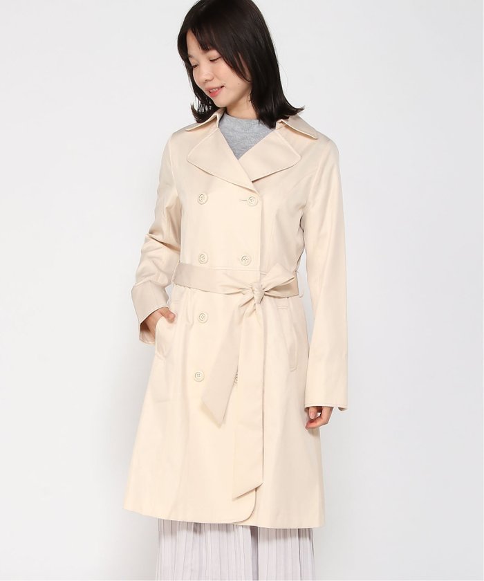 【ルゥデ/Rewde】のダブルボタントレンチコート インテリア・キッズ・メンズ・レディースファッション・服の通販 founy(ファニー) https://founy.com/ ファッション Fashion レディースファッション Fashion for Women アウター Coat / Outerwear Collection コート・ロングコート・ピーコート Long Coats, Peacoats & More トレンチコート / 春秋の定番アウター Trench Coats クール Cool, Chic ベーシック Basic, Essential ビジネス 仕事 通勤 Business / Work / Commuting |ID: prp329100004642792 ipo3291000000033489940
