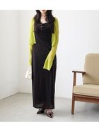 【リリーブラウン/Lily Brown】のカップインベロアドレープキャミワンピース 人気、トレンドファッション・服の通販 founy(ファニー) ファッション Fashion レディースファッション Fashion for Women ワンピース Dresses キャミソールワンピース Camisole Dresses おすすめ Recommended / Our Picks インナー Innerwear ストレート Straight, Straight Cut セットアップ Set-Up, Coordinated Outfit チェック Check, Plaid, Tartan デコルテ Décolleté, Neckline ドレープ Drape, Draping Fabric ベロア Velour, Soft Velvet エレガント 上品 Elegant thumbnail BRW[058]|ID: prp329100004642799 ipo3291000000033490058
