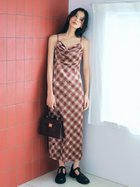 【リリーブラウン/Lily Brown】のカップインベロアドレープキャミワンピース 人気、トレンドファッション・服の通販 founy(ファニー) ファッション Fashion レディースファッション Fashion for Women ワンピース Dresses キャミソールワンピース Camisole Dresses おすすめ Recommended / Our Picks インナー Innerwear ストレート Straight, Straight Cut セットアップ Set-Up, Coordinated Outfit チェック Check, Plaid, Tartan デコルテ Décolleté, Neckline ドレープ Drape, Draping Fabric ベロア Velour, Soft Velvet エレガント 上品 Elegant thumbnail CHECK[931]|ID: prp329100004642799 ipo3291000000033490059