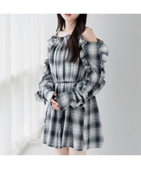 【ヘザー/Heather】のオフショルフリルミニワンピース 人気、トレンドファッション・服の通販 founy(ファニー) ファッション Fashion レディースファッション Fashion for Women ワンピース Dresses おすすめ Recommended / Our Picks シンプル Simple, Minimal ソックス Socks, Hosiery フェミニン Feminine, Girly フリル Frill, Ruffle ボトム Bottoms, Lower Wear ロング Long, Long-Length |ID:prp329100004642841