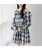 【ヘザー/Heather】のオフショルフリルミニワンピース 人気、トレンドファッション・服の通販 founy(ファニー) ファッション Fashion レディースファッション Fashion for Women ワンピース Dresses おすすめ Recommended / Our Picks シンプル Simple, Minimal ソックス Socks, Hosiery フェミニン Feminine, Girly フリル Frill, Ruffle ボトム Bottoms, Lower Wear ロング Long, Long-Length thumbnail ブラックチェック|ID: prp329100004642841 ipo3291000000033490481