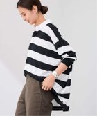 【フレームワーク/FRAMeWORK】のonit/オニット 別注OVERSIZE ボーダーラガーシャツ 人気、トレンドファッション・服の通販 founy(ファニー) ファッション Fashion レディースファッション Fashion for Women トップス・カットソー Cut & Sew Tops ニット Knit Tops & Sweaters シャツ・ブラウス・オフィスカジュアル Elegant Blouses & Button-Ups おすすめ Recommended / Our Picks バランス Balance, Style Balance フォルム Silhouette, Form ボーダー Border, Stripe リラックス Relax, Relaxed Fit 人気 Popular, Best Seller 別注 Limited Edition, Custom Order thumbnail ホワイト|ID: prp329100004642855 ipo3291000000033580690