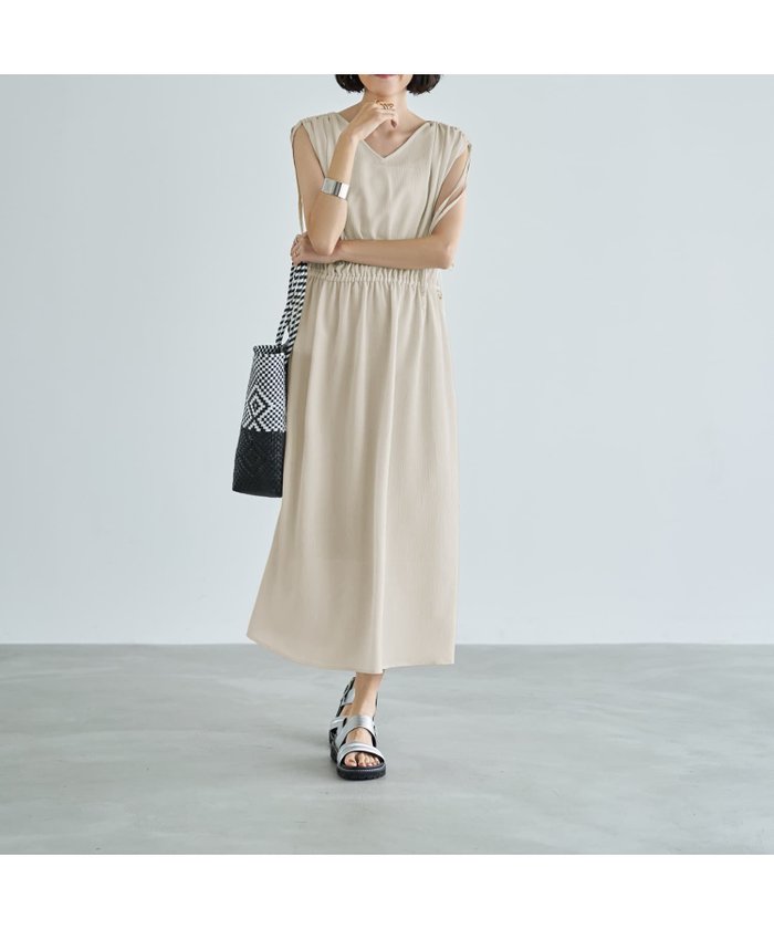 【スタイルデリ/STYLE DELI】の楊柳ドロストギャザーワンピース インテリア・キッズ・メンズ・レディースファッション・服の通販 founy(ファニー) https://founy.com/ ファッション Fashion レディースファッション Fashion for Women ワンピース Dresses イエロー Yellow インナー Innerwear 春 Spring カーディガン Cardigan, Knitwear キャミソール Camisole, Spaghetti Strap Top ギャザー Gathered, Ruffled シアー Sheer, See-Through ショルダー Shoulder, Shoulder Strap ジャケット Jacket, Outerwear スニーカー Sneakers, Trainers スリット Slit, Slit Detail デコルテ Décolleté, Neckline ドレープ Drape, Draping Fabric ノースリーブ Sleeveless, No-Sleeve フィット Fit, Slim Fit ペチコート Petticoat, Underskirt ポケット Pocket, Pocket Detail 半袖 Short Sleeve, Half Sleeve リゾート Resort, Vacation Style ループ Loop, Loop Knit S/S・春夏 SS, Spring/Summer, Warm Season 夏 Summer |ID: prp329100004642856 ipo3291000000033490816