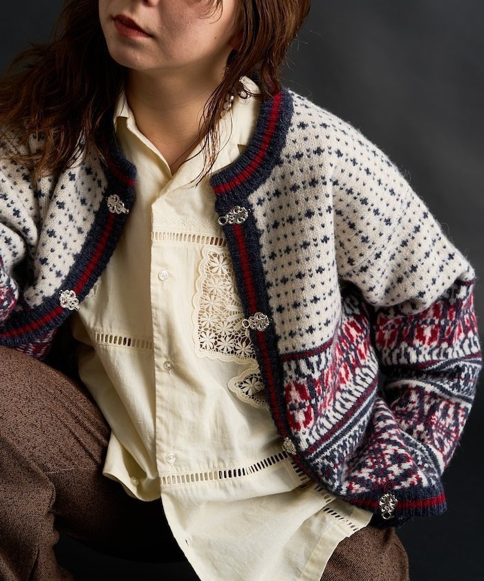 【フリークスストア/FREAK'S STORE】のチロリアンニットカーディガン 24AW インテリア・キッズ・メンズ・レディースファッション・服の通販 founy(ファニー) https://founy.com/ ファッション Fashion レディースファッション Fashion for Women トップス・カットソー Cut & Sew Tops ニット Knit Tops & Sweaters カーディガン・羽織り Layered Style Cardigans 2024年 2024 2024-2025秋冬・A/W Autumn/Winter 2024–25 AW24–25 冬 Winter / This Winter カーディガン Cardigan, Knitwear トレンド Trend, Trending Now A/W・秋冬 Autumn/Winter |ID: prp329100004642857 ipo3291000000033961154