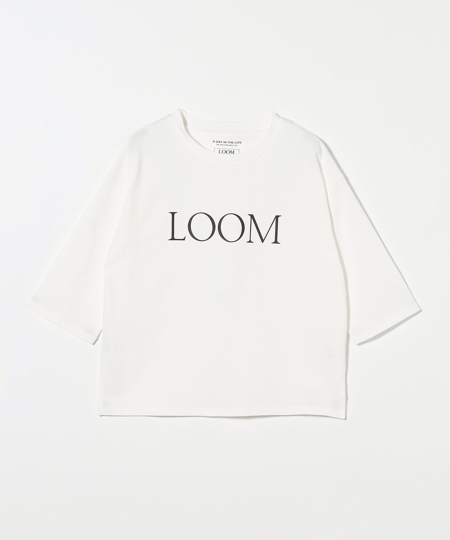 【ユナイテッドアローズ/UNITED ARROWS】のLOOM NIPPON SAKURA PROJECT ロゴTシャツ A DAY IN THE LIFE インテリア・キッズ・メンズ・レディースファッション・服の通販 founy(ファニー) 　ファッション　Fashion　レディースファッション　Fashion for Women　トップス・カットソー　Cut & Sew Tops　シャツ・ブラウス・オフィスカジュアル　Elegant Blouses & Button-Ups　ロングTシャツ・Tシャツ　Longline T-Shirts & Tees　カットソー　Cut and Sewn Top　シンプル　Simple, Minimal　ジャケット　Jacket, Outerwear　定番　Standard, Basic Item　プリント　Print, Printed Pattern　リラックス　Relax, Relaxed Fit　おすすめ　Recommended / Our Picks　WHITE|ID: prp329100004642874 ipo3291000000033491132