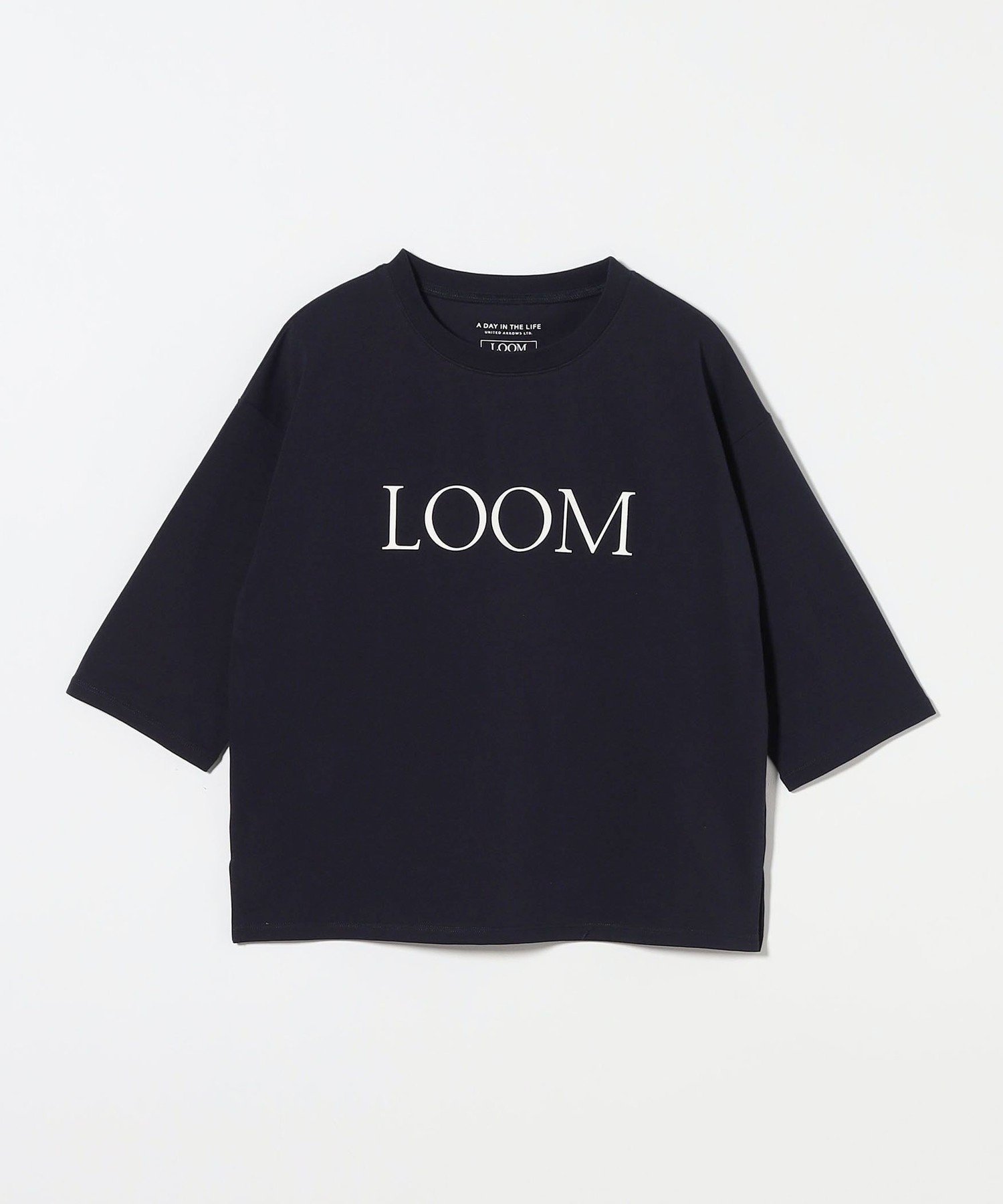 【ユナイテッドアローズ/UNITED ARROWS】のLOOM NIPPON SAKURA PROJECT ロゴTシャツ A DAY IN THE LIFE インテリア・キッズ・メンズ・レディースファッション・服の通販 founy(ファニー) 　ファッション　Fashion　レディースファッション　Fashion for Women　トップス・カットソー　Cut & Sew Tops　シャツ・ブラウス・オフィスカジュアル　Elegant Blouses & Button-Ups　ロングTシャツ・Tシャツ　Longline T-Shirts & Tees　カットソー　Cut and Sewn Top　シンプル　Simple, Minimal　ジャケット　Jacket, Outerwear　定番　Standard, Basic Item　プリント　Print, Printed Pattern　リラックス　Relax, Relaxed Fit　おすすめ　Recommended / Our Picks　NAVY|ID: prp329100004642874 ipo3291000000033491134
