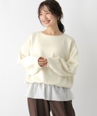 【レプシィム ローリーズファーム/LEPSIM LOWRYS FARM】の裾フリルトップス 人気、トレンドファッション・服の通販 founy(ファニー) ファッション Fashion レディースファッション Fashion for Women トップス・カットソー Cut & Sew Tops おすすめ Recommended / Our Picks スウェット / スエット Sweatshirt, Sweatwear ストレート Straight, Straight Cut thumbnail オフホワイト05|ID: prp329100004642885 ipo3291000000033491377