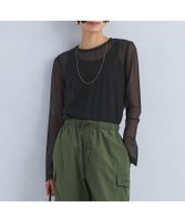 【ユナイテッドアローズ/UNITED ARROWS】のハイメッシュ チュール クルーネック プルオーバー 人気、トレンドファッション・服の通販 founy(ファニー) ファッション Fashion レディースファッション Fashion for Women トップス・カットソー Cut & Sew Tops カジュアルプルオーバー・ニットトップス Pullovers & Knit Tops / Casual Pullovers インナー Innerwear カーゴパンツ Cargo Pants, Utility Pants カーディガン Cardigan, Knitwear コンパクト Compact, Small Size シアー Sheer, See-Through スリット Slit, Slit Detail チュール Tulip, Tulip Motif ベスト Vest, Waistcoat ベーシック Basic, Essential メッシュ Mesh, Net Fabric ロング Long, Long-Length エレガント 上品 Elegant 夏 Summer 春 Spring |ID:prp329100004642937