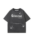 【アイモハ/aimoha】の【HOOK】ヴィンテージスターデザインTシャツ 人気、トレンドファッション・服の通販 founy(ファニー) ファッション Fashion レディースファッション Fashion for Women トップス・カットソー Cut & Sew Tops シャツ・ブラウス・オフィスカジュアル Elegant Blouses & Button-Ups ロングTシャツ・Tシャツ Longline T-Shirts & Tees インナー Innerwear ウォッシュ Washed Finish ショート Short, Short Length ジャケット Jacket, Outerwear デニム Denim, Jeans Material トレンド Trend, Trending Now フェミニン Feminine, Girly フロント Front, Front Design ヴィンテージ Vintage Style thumbnail ブラック|ID: prp329100004642944 ipo3291000000033492291