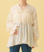 【レプシィム ローリーズファーム/LEPSIM LOWRYS FARM】の【産前・産後対応】マタニティ/ギャザーリボンブラウス 人気、トレンドファッション・服の通販 founy(ファニー) ファッション Fashion キッズファッション Fashion for Kids おすすめ Recommended / Our Picks ギャザー Gathered, Ruffled チュニック Tunic, Long Top デニム Denim, Jeans Material thumbnail ナチュラル08|ID: prp329100004643006 ipo3291000000033492921