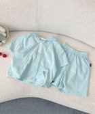 【アイモハ/aimoha / KIDS】の【aimoha-KIDS-】スポーティーセットアップ 人気、トレンドファッション・服の通販 founy(ファニー) ファッション Fashion キッズファッション Fashion for Kids ショート Short, Short Length セットアップ Set-Up, Coordinated Outfit 半袖 Short Sleeve, Half Sleeve 夏 Summer 定番 Standard, Basic Item thumbnail ブルー|ID: prp329100004643091 ipo3291000000033493524