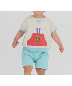 【モイモルン/moimoln / KIDS】の【ERIC CARLE X moimoln】ハーフスウェットセットアップ 人気、トレンドファッション・服の通販 founy(ファニー) ファッション Fashion キッズファッション Fashion for Kids フロント Front, Front Design ポケット Pocket, Pocket Detail リラックス Relax, Relaxed Fit |ID:prp329100004643184