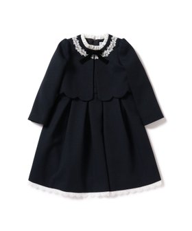 【ビームス/BEAMS / KIDS】のセレモニー ワンピース ボレロ セット(100~130cm) セレモニースーツ セレモニー 卒入園 入学式 卒業式 ハレの日 七五三 お受験 お呼ばれ 人気、トレンドファッション・服の通販 founy(ファニー) ファッション Fashion キッズファッション Fashion for Kids ワンピース Dresses ギャザー Gathered, Ruffled スカラップ Scallop, Scalloped Edge スタンド Stand Collar, Upright Stand スーツ Suit, Formalwear セレモニー Ceremony チェック Check, Plaid, Tartan ボレロ Bolero, Short Cardigan リボン Ribbon, Bow レース Lace, Lace Fabric 入学式 Entrance Ceremony 卒業式 Graduation Ceremony 結婚式 Wedding |ID:prp329100004643188