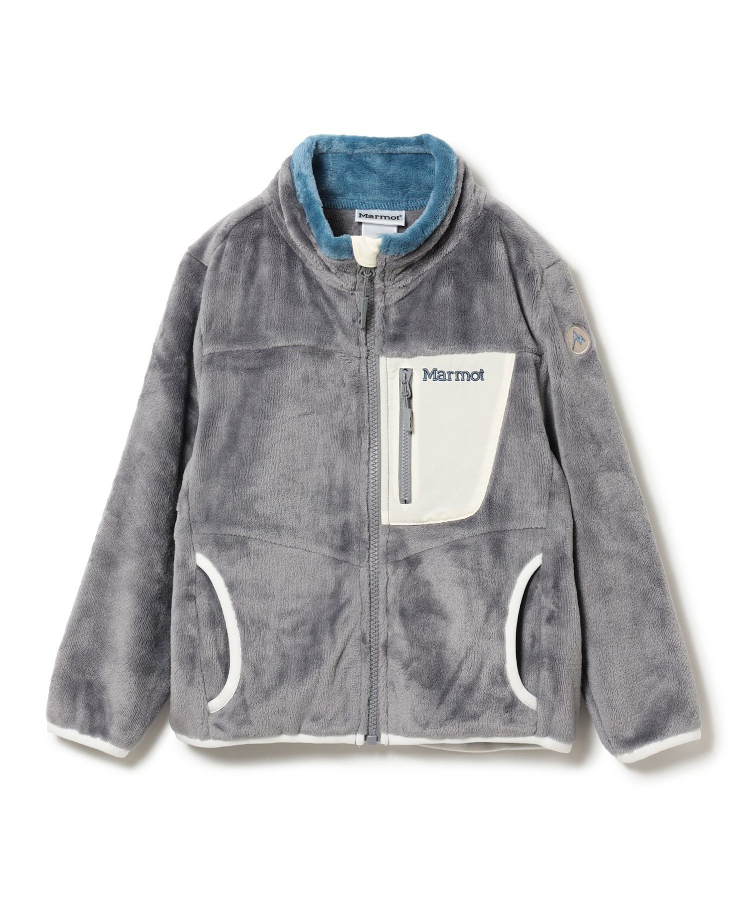 【こども ビームス/コドモ ビームス / KIDS】の【別注】Marmot / キッズ Balmy フリース ジャケット 2025FW(110~150cm) インテリア・キッズ・メンズ・レディースファッション・服の通販 founy(ファニー) 　ファッション　Fashion　キッズファッション　Fashion for Kids　アウトドア　Outdoor Clothing　カッティング　Cutting Detail　軽量　Lightweight, Ultra Light　ジャケット　Jacket, Outerwear　スペシャル　Special, Limited Edition　ダウン　Down, Puffer　別注　Limited Edition, Custom Order　GRAY|ID: prp329100004643196 ipo3291000000033494370