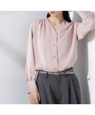 【ナノ ユニバース/nano universe】のフロントボタンVネックブラウス 人気、トレンドファッション・服の通販 founy(ファニー) ファッション Fashion レディースファッション Fashion for Women トップス・カットソー Cut & Sew Tops シャツ・ブラウス・オフィスカジュアル Elegant Blouses & Button-Ups Vネックトップス V-Neck Tops / V-Cut Neckline Shirts ウォッシャブル Machine Washable ギャザー Gathered, Ruffled サテン Satin, Glossy Fabric シンプル Simple, Minimal ジャケット Jacket, Outerwear ストレッチ Stretch, Stretchy Fabric スラックス Slacks, Dress Pants セットアップ Set-Up, Coordinated Outfit ダブル Double, Double-Breasted 人気 Popular, Best Seller フロント Front, Front Design ベーシック Basic, Essential エレガント 上品 Elegant 2025年 2025 2025春夏・S/S Spring/Summer 2025 SS25 thumbnail ピンクベージュ6|ID: prp329100004643198 ipo3291000000033494403