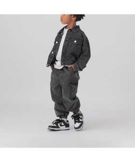 【グローバルワーク/GLOBAL WORK / KIDS】の100-120cm展開/スゴラクストレッチカーゴパンツ/234558 人気、トレンドファッション・服の通販 founy(ファニー) ファッション Fashion キッズファッション Fashion for Kids ボトムス Bottoms カーゴパンツ Cargo Pants, Utility Pants ケミカル Chemical, Chemical Wash ストレッチ Stretch, Stretchy Fabric ダメージ Distressed, Destroyed デニム Denim, Jeans Material トレンド Trend, Trending Now 人気 Popular, Best Seller ポケット Pocket, Pocket Detail ワイド Wide, Wide Fit |ID:prp329100004643203