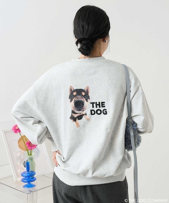 【フリークスストア/FREAK'S STORE】のTHE DOG バックプリント スウェット インテリア・キッズ・メンズ・レディースファッション・服の通販 founy(ファニー) 　ファッション　Fashion　レディースファッション　Fashion for Women　トップス・カットソー　Cut & Sew Tops　レディースパーカー・カジュアルフーディー　Casual Hoodies & Sweatshirts　スウェット・クルーネックトップス　Sweatshirts & Crewnecks / Relaxed Fit Sweat Tops　バッグ　Bags　冬　Winter / This Winter　おすすめ　Recommended / Our Picks　シンプル　Simple, Minimal　スウェット / スエット　Sweatshirt, Sweatwear　スペシャル　Special, Limited Edition　プリント　Print, Printed Pattern　メンズ　Men's, Menswear　ロング　Long, Long-Length　犬　Dog　猫　Cat, Kitty　A/W・秋冬　Autumn/Winter　グレー|ID: prp329100004643207 ipo3291000000033558156