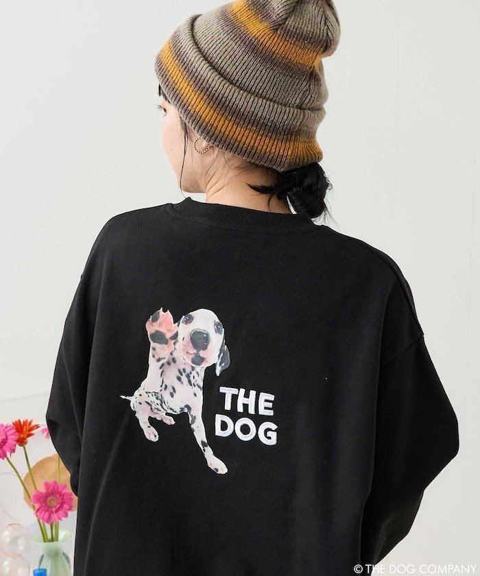 【フリークスストア/FREAK'S STORE】のTHE DOG バックプリント スウェット インテリア・キッズ・メンズ・レディースファッション・服の通販 founy(ファニー) 　ファッション　Fashion　レディースファッション　Fashion for Women　トップス・カットソー　Cut & Sew Tops　レディースパーカー・カジュアルフーディー　Casual Hoodies & Sweatshirts　スウェット・クルーネックトップス　Sweatshirts & Crewnecks / Relaxed Fit Sweat Tops　バッグ　Bags　冬　Winter / This Winter　おすすめ　Recommended / Our Picks　シンプル　Simple, Minimal　スウェット / スエット　Sweatshirt, Sweatwear　スペシャル　Special, Limited Edition　プリント　Print, Printed Pattern　メンズ　Men's, Menswear　ロング　Long, Long-Length　犬　Dog　猫　Cat, Kitty　A/W・秋冬　Autumn/Winter　ブラック|ID: prp329100004643207 ipo3291000000033558157