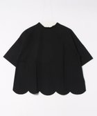 【プードゥドゥ/POU DOU DOU】の2way裾スカラップブラウス 人気、トレンドファッション・服の通販 founy(ファニー) ファッション Fashion レディースファッション Fashion for Women トップス・カットソー Cut & Sew Tops シャツ・ブラウス・オフィスカジュアル Elegant Blouses & Button-Ups ギンガム Gingham, Gingham Fabric スカラップ Scallop, Scalloped Edge ストライプ Stripe, Striped Pattern スマート Smart, Elegant ドット Polka Dot, Dot Pattern 定番 Standard, Basic Item 人気 Popular, Best Seller 羽織 Haori, Light Jacket 無地 Plain, Solid Color リラックス Relax, Relaxed Fit thumbnail ブラック|ID: prp329100004643213 ipo3291000000033494556