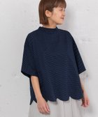【プードゥドゥ/POU DOU DOU】の2way裾スカラップブラウス 人気、トレンドファッション・服の通販 founy(ファニー) ファッション Fashion レディースファッション Fashion for Women トップス・カットソー Cut & Sew Tops シャツ・ブラウス・オフィスカジュアル Elegant Blouses & Button-Ups ギンガム Gingham, Gingham Fabric スカラップ Scallop, Scalloped Edge ストライプ Stripe, Striped Pattern スマート Smart, Elegant ドット Polka Dot, Dot Pattern 定番 Standard, Basic Item 人気 Popular, Best Seller 羽織 Haori, Light Jacket 無地 Plain, Solid Color リラックス Relax, Relaxed Fit thumbnail ネイビー|ID: prp329100004643213 ipo3291000000033494569