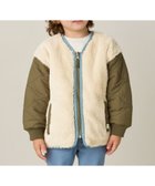 【ビームス/BEAMS / KIDS】のボア リバーシブル ノーカラーブルゾン (90~150cm) 人気、トレンドファッション・服の通販 founy(ファニー) ファッション Fashion キッズファッション Fashion for Kids キルティング Quilted, Quilting ブルゾン Blouson, Bomber Jacket リバーシブル Reversible, Two-Sided 冬 Winter / This Winter thumbnail OLIVE×IVORY|ID: prp329100004643221 ipo3291000000033494639