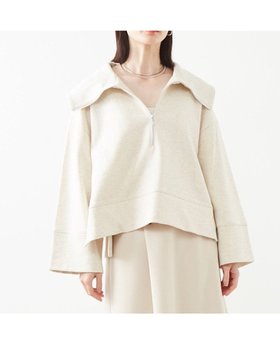 【ソフィット/Soffitto】のセーラーカラージップスウェット 人気、トレンドファッション・服の通販 founy(ファニー) ファッション Fashion レディースファッション Fashion for Women トップス・カットソー Cut & Sew Tops レディースパーカー・カジュアルフーディー Casual Hoodies & Sweatshirts スウェット・クルーネックトップス Sweatshirts & Crewnecks / Relaxed Fit Sweat Tops カットソー Cut and Sewn Top タートルネック Turtleneck, High Neck |ID:prp329100004643247