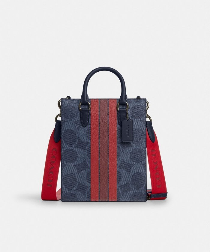 【コーチ/COACH / MEN】の【公式】ディラン トート バッグ・シグネチャー キャンバス・ヴァーシティ ストライプ インテリア・キッズ・メンズ・レディースファッション・服の通販 founy(ファニー) https://founy.com/ ファッション Fashion メンズファッション Fashion for Men バッグ Bags アウトレット Outlet / Clearance ストライプ Stripe, Striped Pattern ポケット Pocket, Pocket Detail ラップ Wrap, Wrap Design 財布 Wallet, Purse |ID: prp329100004643255 ipo3291000000033495015