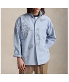 【ラルフローレン/RALPH LAUREN / MEN】のビッグ シャツ 人気、トレンドファッション・服の通販 founy(ファニー) ファッション Fashion メンズファッション Fashion for Men ウォッシュ Washed Finish カフス Cuff Design スポーティ Sporty, Casual Athletic 手描き Hand-Drawn, Illustrated 長袖 Long Sleeve, Full Sleeve パッチ Patch, Appliqué ビッグ Big, Oversized フィット Fit, Slim Fit プリント Print, Printed Pattern ポケット Pocket, Pocket Detail thumbnail 400ブルー|ID: prp329100004643259 ipo3291000000033495073