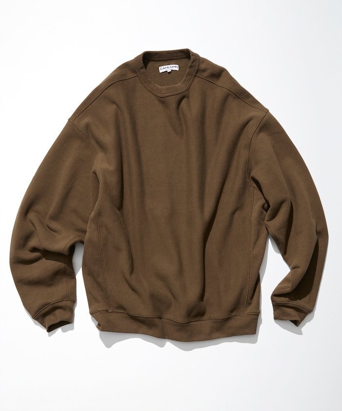 【フリークスストア/FREAK'S STORE】のHeavy Weight Sweatshirt インテリア・キッズ・メンズ・レディースファッション・服の通販 founy(ファニー) 　ファッション　Fashion　メンズファッション　Fashion for Men　トップス・カットソー　Cut & Sew Tops　パーカー・フーディー / カジュアルコーデ　Hoodies & Parkas　メンズシャツ　Shirts　ベーシック　Basic, Essential　ブラウン|ID: prp329100004643300 ipo3291000000033495374
