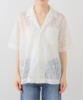 【スローブ イエナ/SLOBE IENA】 HOSBJERG/ホスビョーグ レースシャツ 2709 TALI SHIRT人気、トレンドファッション・服の通販 founy(ファニー) ファッション Fashion レディースファッション Fashion for Women トップス・カットソー Cut & Sew Tops シャツ・ブラウス・オフィスカジュアル Elegant Blouses & Button-Ups レース Lace, Lace Fabric |ID:prp329100004643311