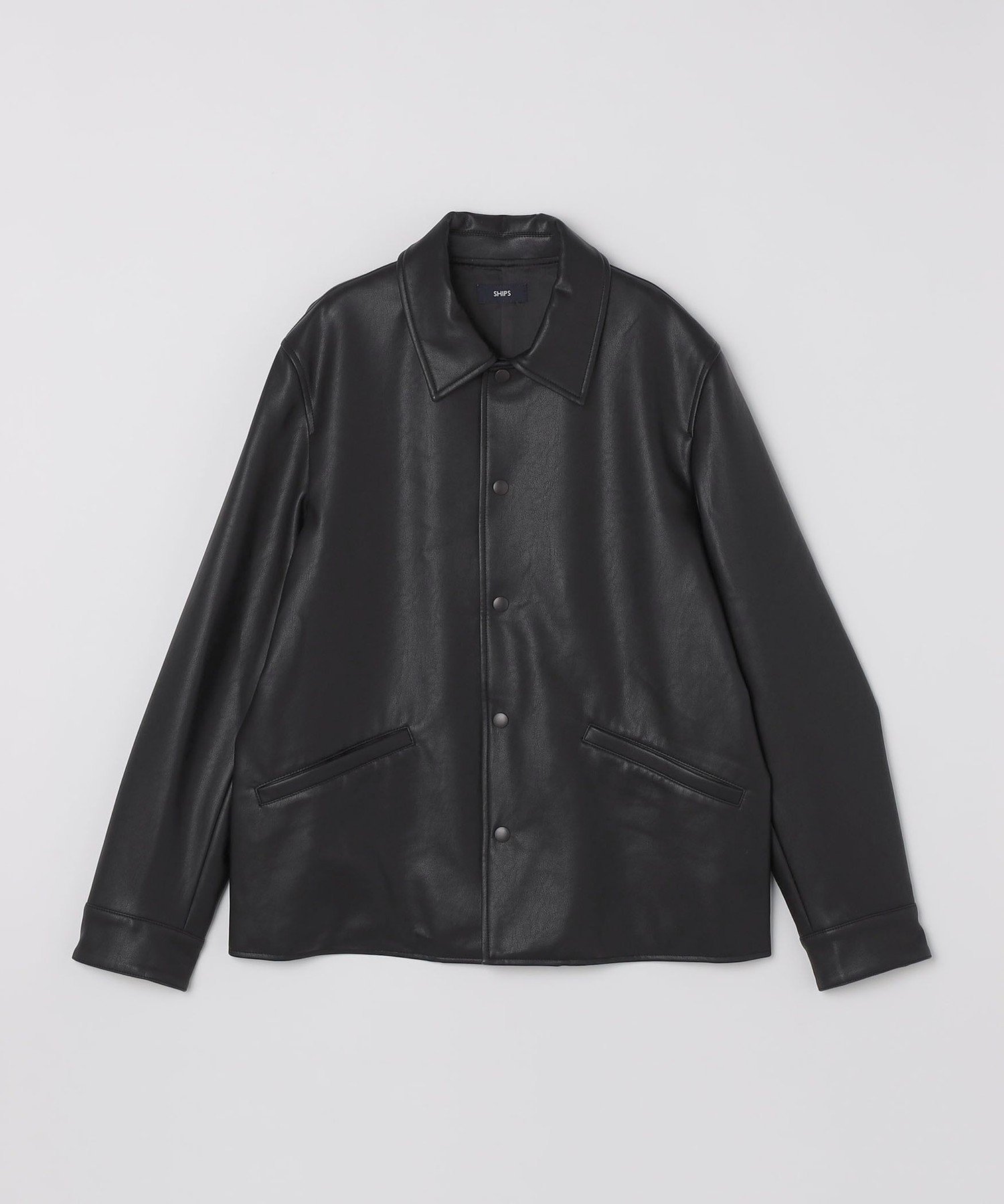 【シップス/SHIPS / MEN】のSHIPS 合成皮革 コーチ ブルゾン 人気、トレンドファッション・服の通販 founy(ファニー) 　ファッション　Fashion　メンズファッション　Fashion for Men　インナー　Innerwear　カットソー　Cut and Sewn Top　ショート　Short, Short Length　スウェット / スエット　Sweatshirt, Sweatwear　スラックス　Slacks, Dress Pants　デニム　Denim, Jeans Material　ドッキング　Docking, Mixed Material　ブルゾン　Blouson, Bomber Jacket　 other-1|ID: prp329100004643314 ipo3291000000033495470
